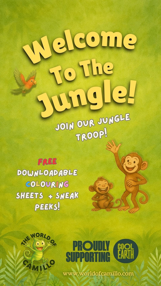 🎨 Free Jungle Colouring Sheets – A Chance to Create Together